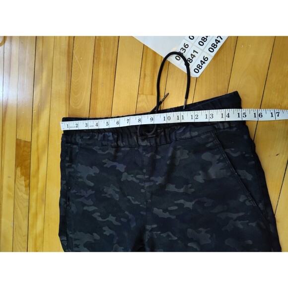 Bevy Flog Shely Jogger Pants Womens Size 30 Blue Camouflage Drawstring - Picture 5 of 10